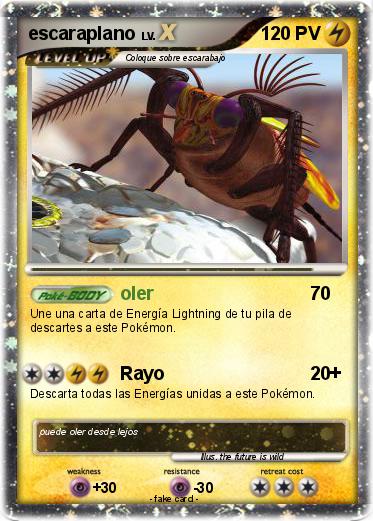 Pokemon escaraplano