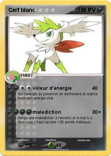 Pokemon Cerf blanc