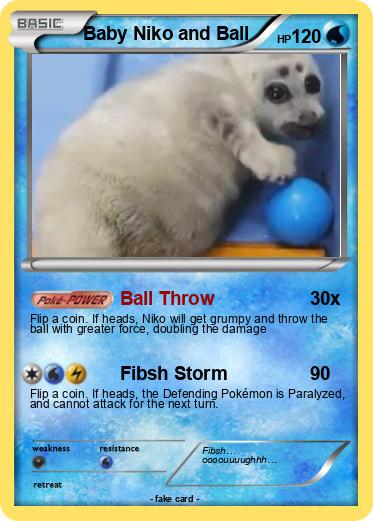 Pokemon Baby Niko and Ball