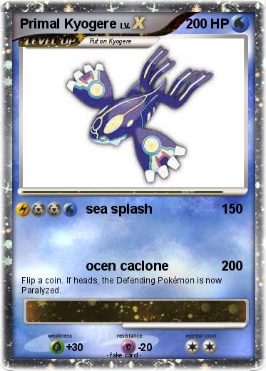 Pokemon Primal Kyogere