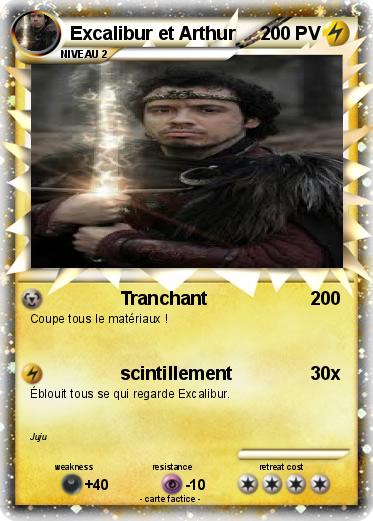 Pokemon Excalibur et Arthur
