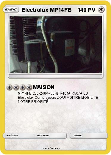 Pokemon Electrolux MP14FB