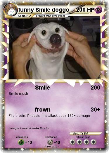 Pokemon funny Smile doggo