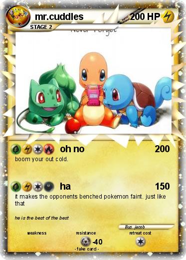 Pokemon mr.cuddles