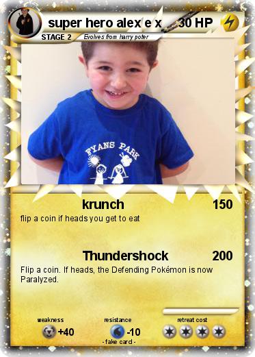 Pokemon super hero alex e x