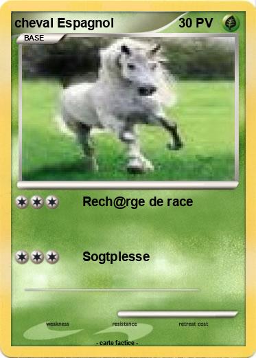 Pokemon cheval Espagnol