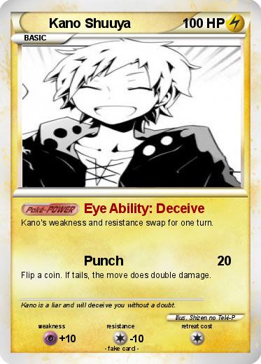 Pokemon Kano Shuuya
