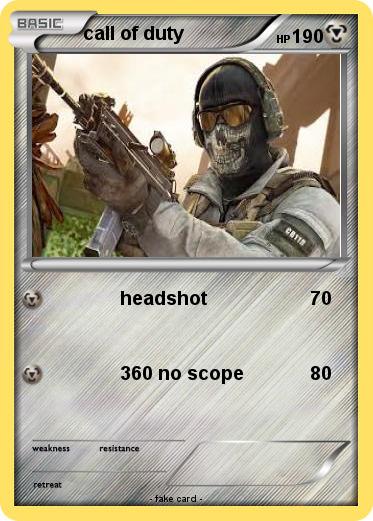 Pokemon call of duty