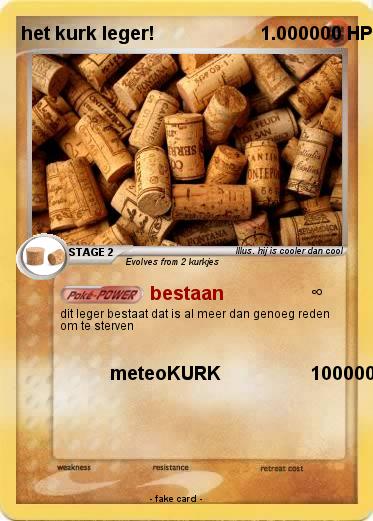 Pokemon het kurk leger!