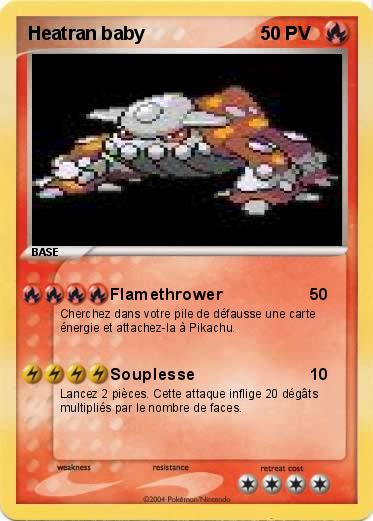 Pokemon Heatran baby