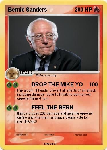 Pokemon Bernie Sanders