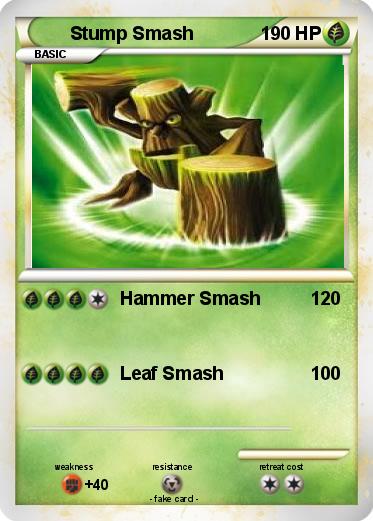 Pokemon Stump Smash