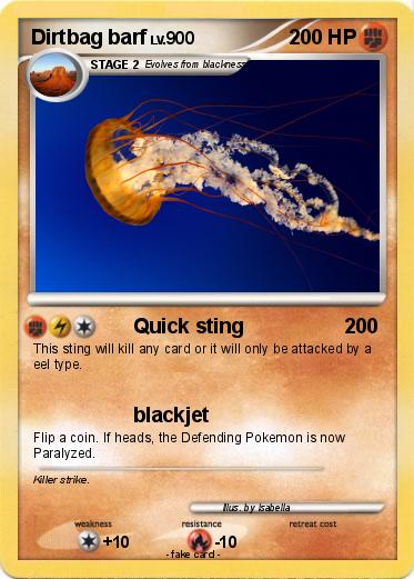 Pokemon Dirtbag barf