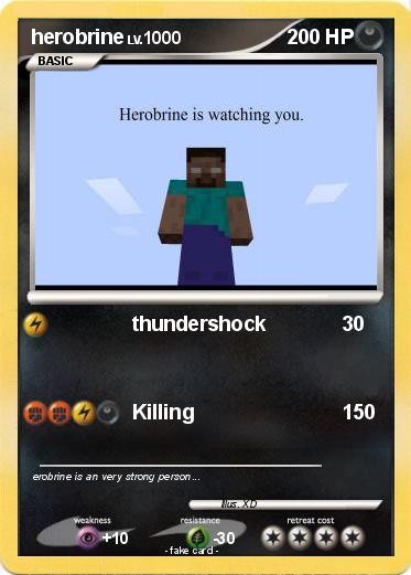 Pokemon herobrine