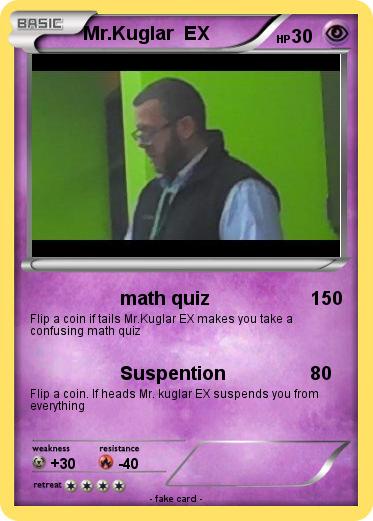 Pokemon Mr.Kuglar  EX