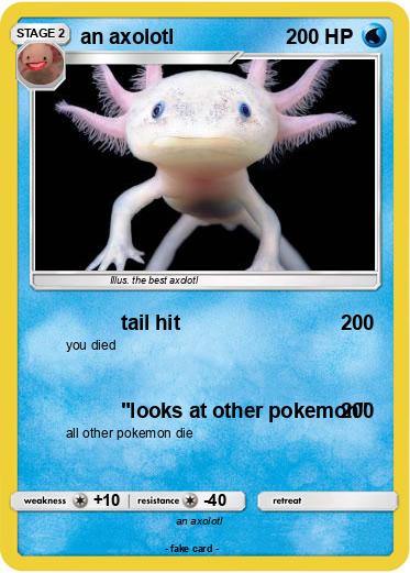 Pokemon an axolotl