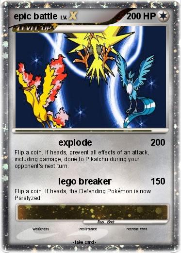 Pokemon epic battle
