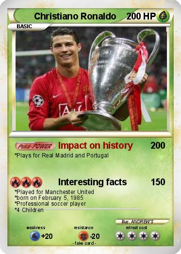Pokemon Christiano Ronaldo