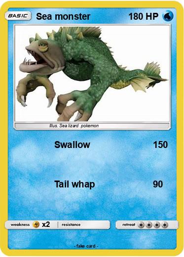 Pokemon Sea monster