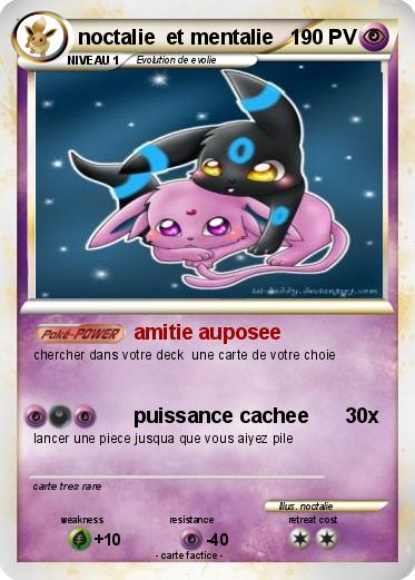 Pokemon noctalie  et mentalie