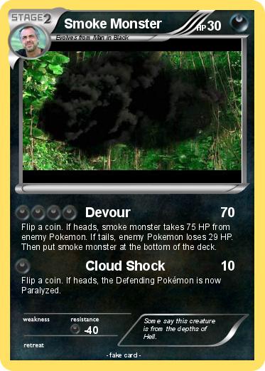Pokemon Smoke Monster