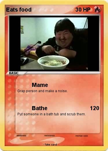 Pokemon Eats food