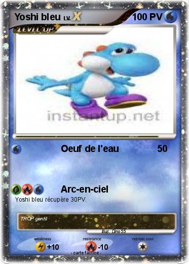 Pokemon Yoshi bleu
