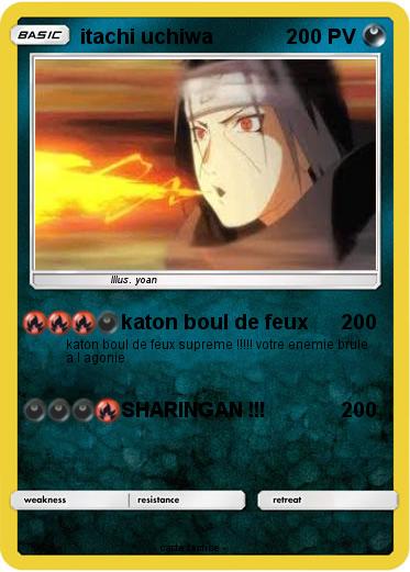 Pokemon itachi uchiwa