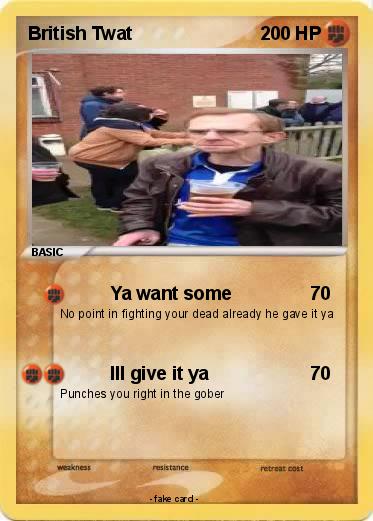 Pokemon British Twat