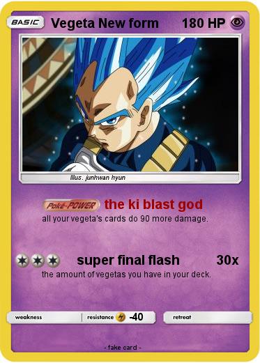 Pokemon Vegeta New form
