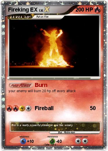 Pokemon Fireking EX