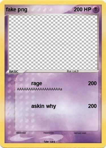 Pokemon fake png