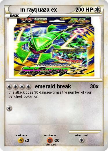 Pokemon m rayquaza ex