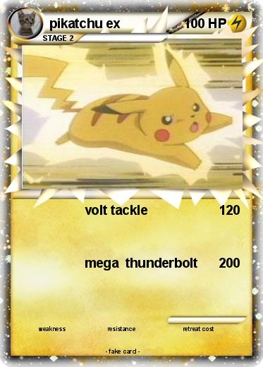 Pokemon pikatchu ex