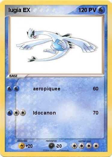 Pokemon lugia EX