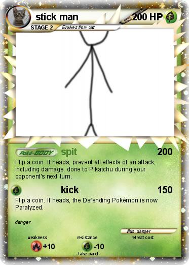 Pokemon stick man