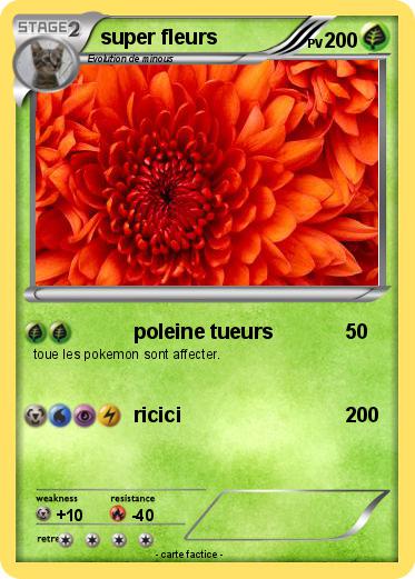 Pokemon super fleurs