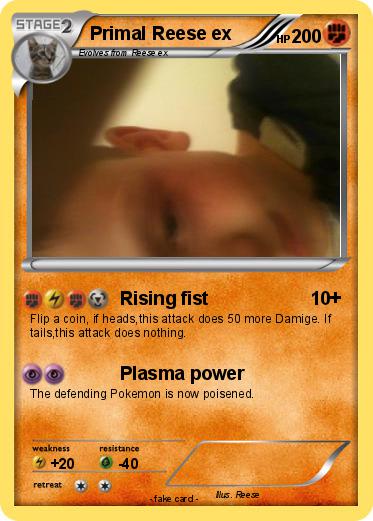 Pokemon Primal Reese ex