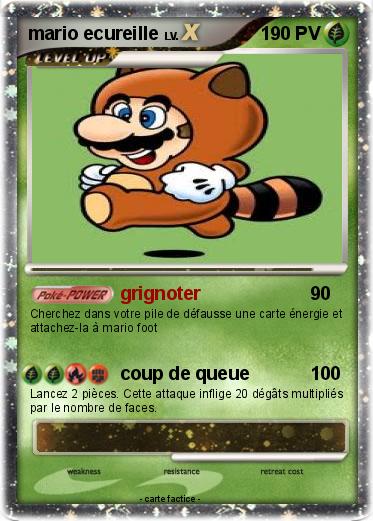 Pokemon mario ecureille
