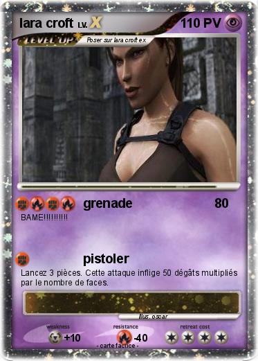 Pokemon lara croft
