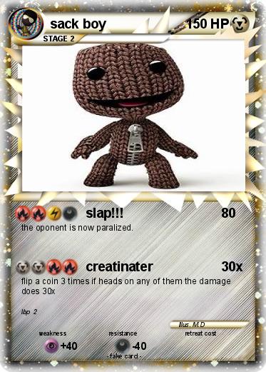 Pokemon sack boy