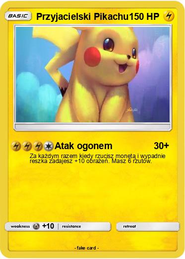 Pokemon Przyjacielski Pikachu
