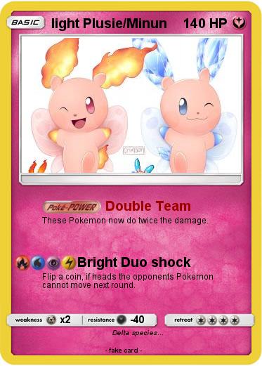 Pokemon light Plusie/Minun
