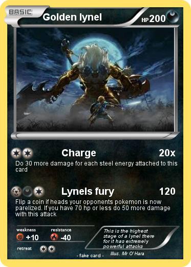 Pokemon Golden lynel