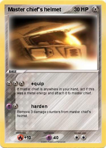 Pokemon Master chief's helmet