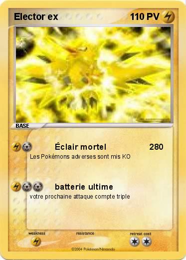 Pokemon Elector ex