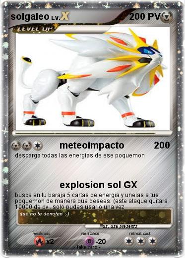 Pokemon solgaleo