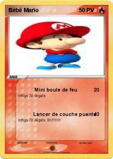 Pokemon Bébé Mario