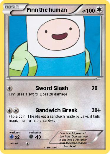 Pokemon Finn the human