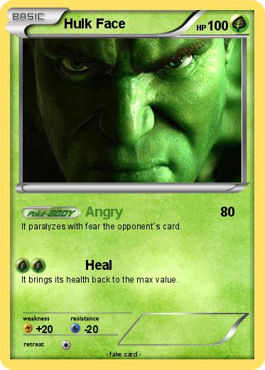 Pokemon Hulk Face